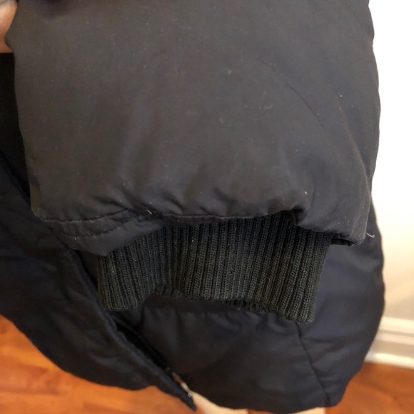 Ellen Tracy Black Down Puffer Jacket Real Fur - Picture 7 of 8